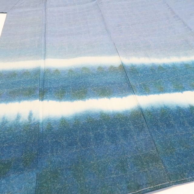 【新古品】tomihisa 新品 金通し 着物 正絹 仕付け糸付 訪問着 7648
