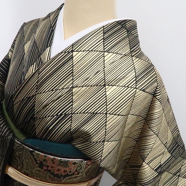 【新古品】tomihisa 新品 金彩友禅 和田光正 落款 光のオーケストラ 着物 正絹 仕付け糸付 付下げ 7660