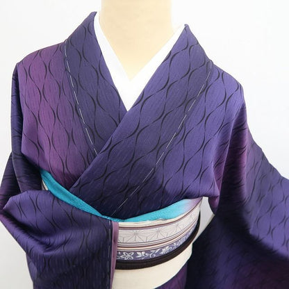 【新古品】tomihisa 新品 甲斐泰造×甲斐周一郎 立涌 暈し 着物 正絹 仕付け糸付 小紋 7663