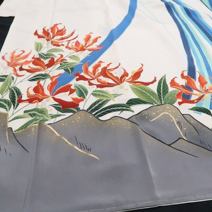 【新品】tomihisa 新品 お仕立て上がり品 グロリオサ 着物 正絹 仕付け糸付 トールサイズ 訪問着 7672