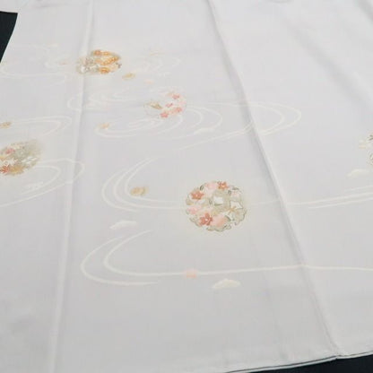 【新古品】tomihisa 新品 やまと誂製 金駒刺繍 雪輪 着物 正絹 仕付け糸付 訪問着 7673
