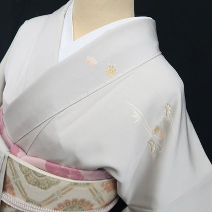 【新古品】tomihisa 新品 やまと誂製 金駒刺繍 雪輪 着物 正絹 仕付け糸付 訪問着 7673