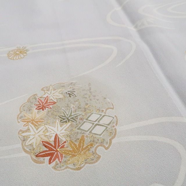 【新古品】tomihisa 新品 やまと誂製 金駒刺繍 雪輪 着物 正絹 仕付け糸付 訪問着 7673