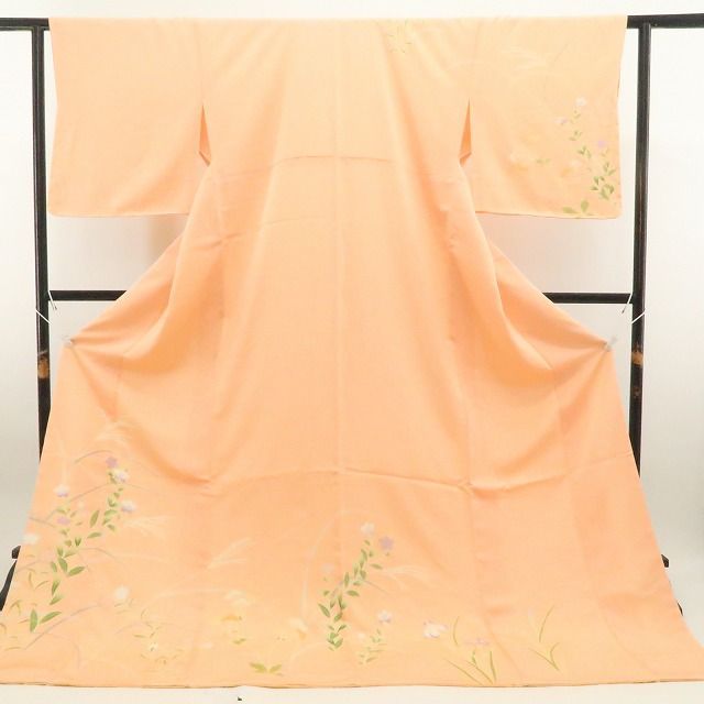 【新品】tomihisa 新品 お仕立て上がり品 着物 正絹 仕付け糸付 トールサイズ 訪問着7678