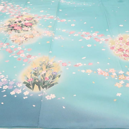 【新古品】tomihisa 新品 手描き友禅 落款 着物 正絹 仕付け糸付 作家物 訪問着 7681