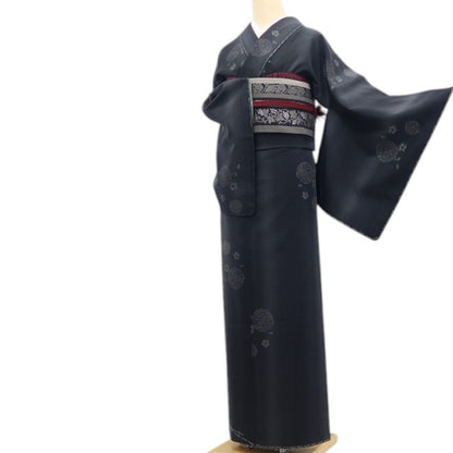 【新古品】tomihisa 新品 奥順謹製 はたおり娘 着物 正絹 証紙付 仕付け糸付 結城紬 7683