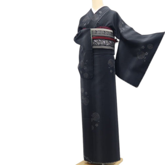 【新古品】tomihisa 新品 奥順謹製 はたおり娘 着物 正絹 証紙付 仕付け糸付 結城紬 7683