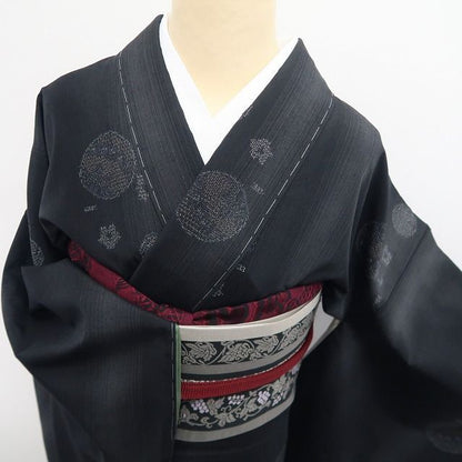 【新古品】tomihisa 新品 奥順謹製 はたおり娘 着物 正絹 証紙付 仕付け糸付 結城紬 7683