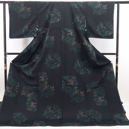 【新古品】tomihisa 新品 橘 洗える着物 仕付け糸付 小紋 7684