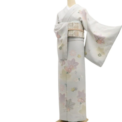 【中古】tomihisa 未着用 着物 仕付け糸付 訪問着 7695