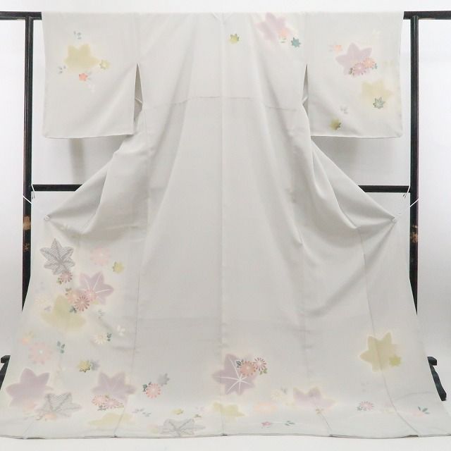【中古】tomihisa 未着用 着物 仕付け糸付 訪問着 7695
