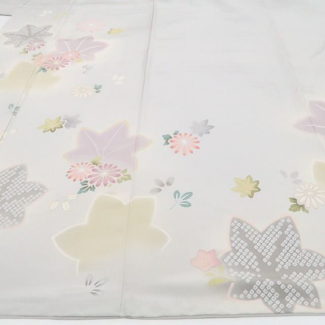 【中古】tomihisa 未着用 着物 仕付け糸付 訪問着 7695