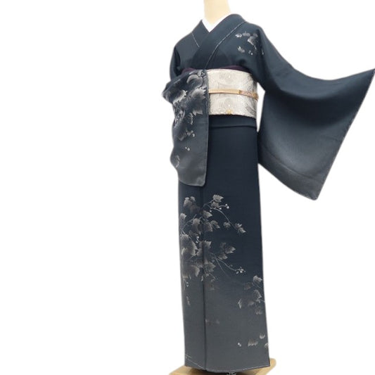 【新古品】tomihisa 新品 金彩友禅 和田光正 落款 蔦 着物 正絹 仕付け糸付 訪問着 7708