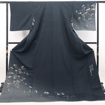 【新古品】tomihisa 新品 金彩友禅 和田光正 落款 蔦 着物 正絹 仕付け糸付 訪問着 7708