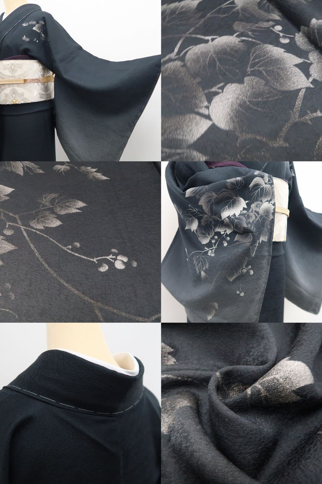 【新古品】tomihisa 新品 金彩友禅 和田光正 落款 蔦 着物 正絹 仕付け糸付 訪問着 7708