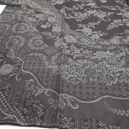【新古品】tomihisa 新品 唐花 華文 着物 正絹 仕付け糸付 お召訪問着 7709