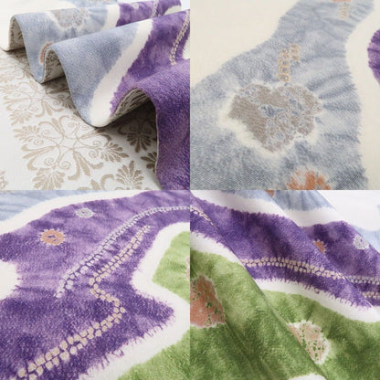 【中古】tomihisa 美品 BANKAN SALAMU 着物 正絹 袋帯 7723