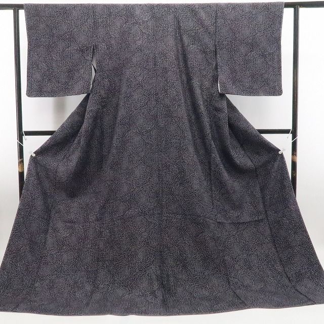 【新古品】tomihisa 新品 ますいわ屋謹製 伝統工芸士 政春 落款 臈纈疋田 着物 正絹 仕付け糸付 小紋 7734