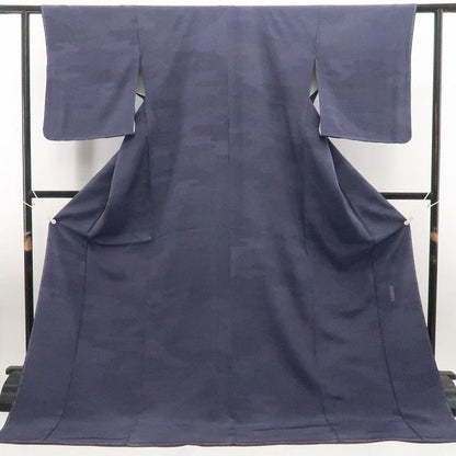 【新古品】tomihisa 新品 人間国宝 中村勇二郎 落款 想い出百選 着物 正絹 仕付け糸付 江戸小紋 7735