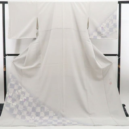 【新古品】tomihisa 新品 葡萄 落款 着物 正絹 仕付け糸付 作家物 訪問着 7738