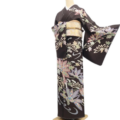 【新古品】tomihisa 新品 本加賀友禅 古泉良範 着物 正絹 仕付け糸付  訪問着 7751