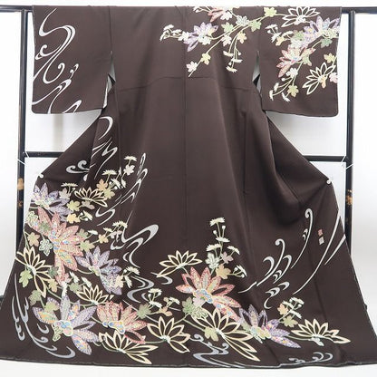 【新古品】tomihisa 新品 本加賀友禅 古泉良範 着物 正絹 仕付け糸付  訪問着 7751