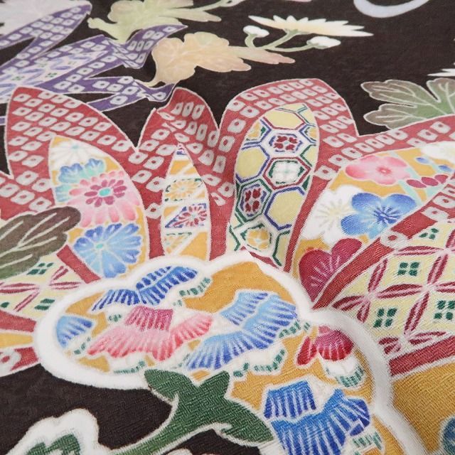 【新古品】tomihisa 新品 本加賀友禅 古泉良範 着物 正絹 仕付け糸付  訪問着 7751