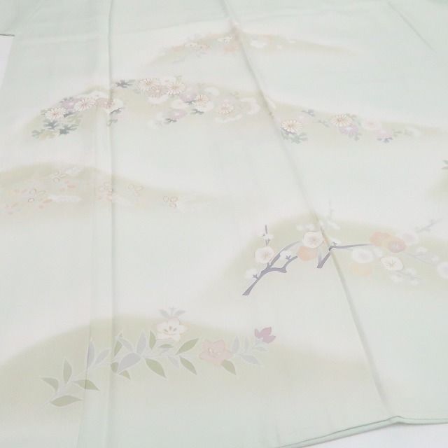 【新古品】tomihisa 新品 着物 正絹　仕付け糸付 訪問着 7755