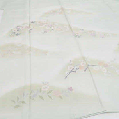 【新古品】tomihisa 新品 着物 正絹　仕付け糸付 訪問着 7755
