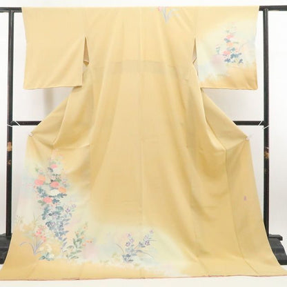 【新古品】tomihisa 新品 十日町友禅 岡村蒼風 落款 着物 正絹 仕付け糸付 訪問着 7757