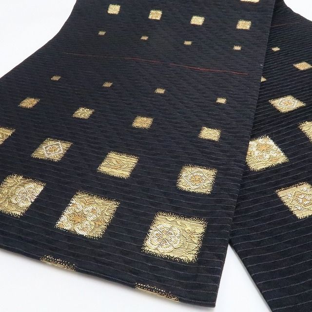 【中古】tomihisa 美品 着物 正絹 袋帯 7762