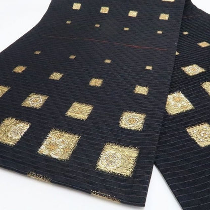 【中古】tomihisa 美品 着物 正絹 袋帯 7762