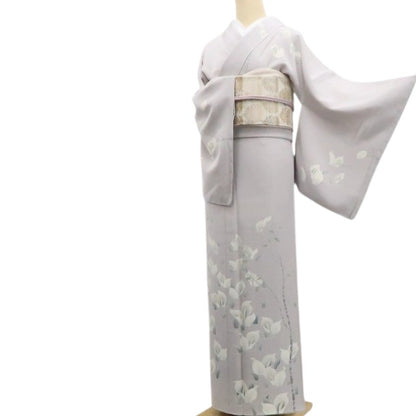 【新古品】tomihisa 新品 水芭蕉 落款 着物 正絹 仕付け糸付 作家物 訪問着 7766