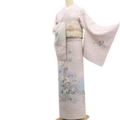 【新古品】tomihisa 新品 手描き友禅 着物 正絹 仕付け糸付 訪問着 7769