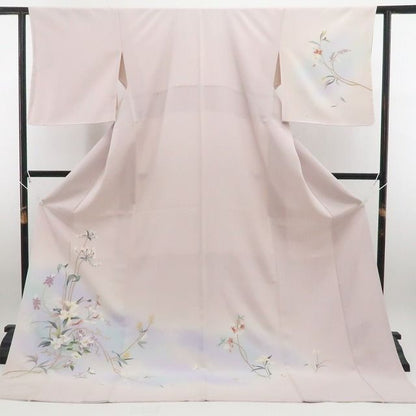 【新古品】tomihisa 新品 手描き友禅 着物 正絹 仕付け糸付 訪問着 7769