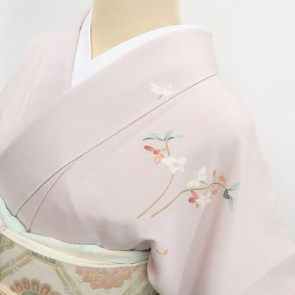 【新古品】tomihisa 新品 手描き友禅 着物 正絹 仕付け糸付 訪問着 7769