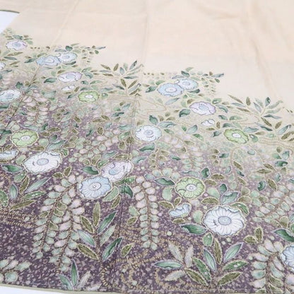 【新古品】tomihisa 未使用品 辻ヶ花 絞り 落款 着物 正絹 仕付け糸付 レディース S/M 作家物 訪問着 7771