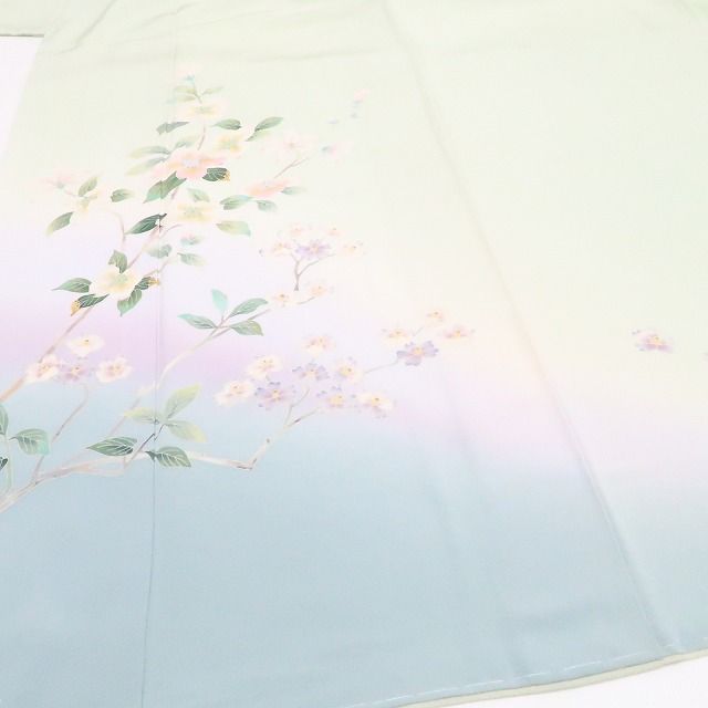【新古品】tomihisa 新品 ３点セット 本加賀友禅 多崎元人 落款　着物・長襦袢・袋帯 7786