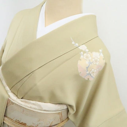 【新古品】tomihisa 新品 金駒刺繍 着物 正絹 仕付け糸付 トールサイズ 訪問着 7787