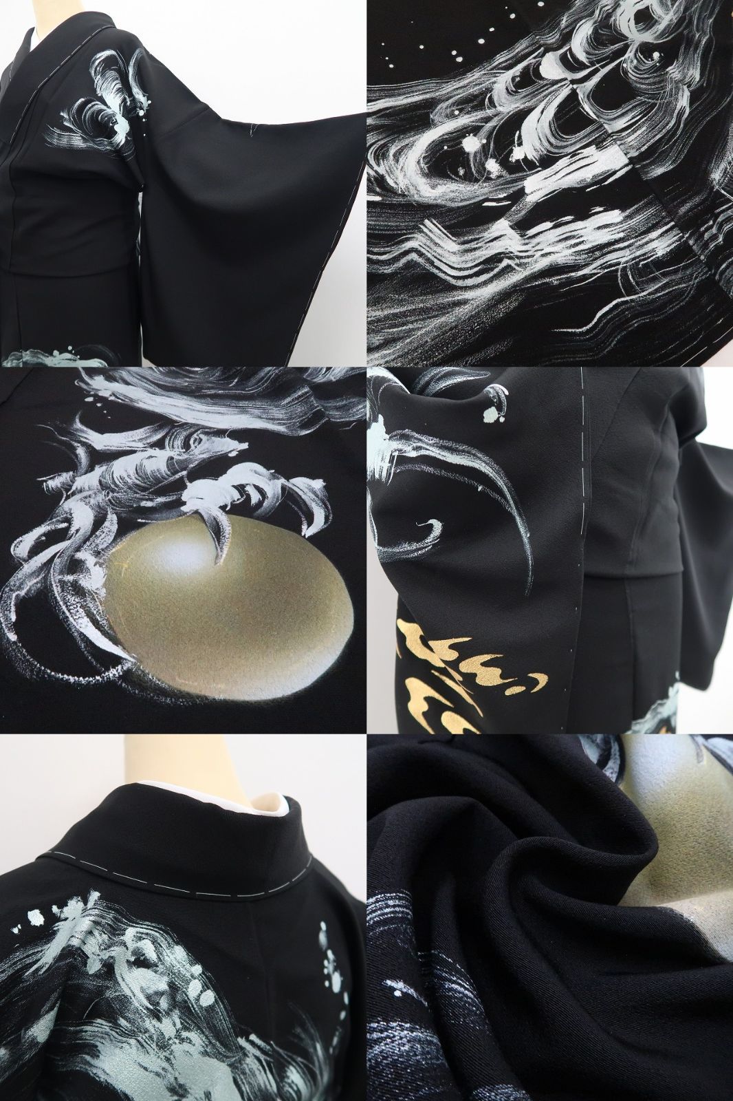 【新古品】tomihisa 新品 ドラゴン 龍 着物 正絹 仕付け糸付 トールサイズ 訪問着 7790