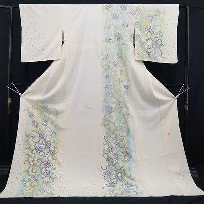 【新古品】tomihisa　新品 本加賀友禅 近藤京華 落款 着物 正絹 仕付け糸付　訪問着 7791