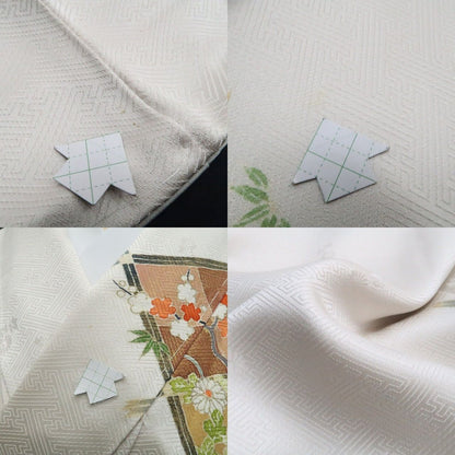 【新古品】tomihisa　新品 希少トールサイズ 京友禅 金駒刺繍 着物 正絹 仕付け糸付　訪問着 7792
