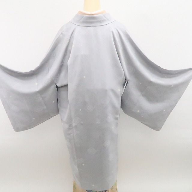 【新古品】tomihisa 新品 着物 正絹 仕付け糸付 ロング丈 道中着 7795