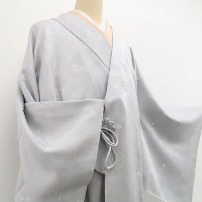 【新古品】tomihisa 新品 着物 正絹 仕付け糸付 ロング丈 道中着 7795