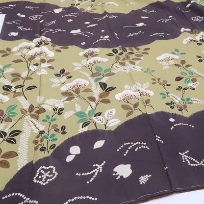 【新古品】tomihisa　新品 やまと誂製 花井幸子 落款 金糸刺繍　着物 正絹 仕付け糸付 訪問着 7798