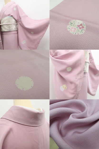 【新古品】tomihisa　新品 BANKAN 二代目春宣 墨彩京友禅 着物　正絹 仕付け糸付 付下げ 7799