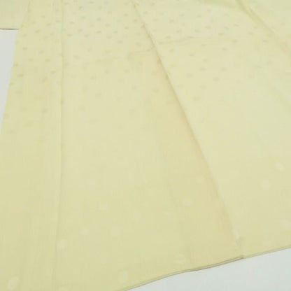 【新古品】tomihisa 新品 刺繍衿付 水玉 着物 正絹 仕付け糸付 長襦袢 7805