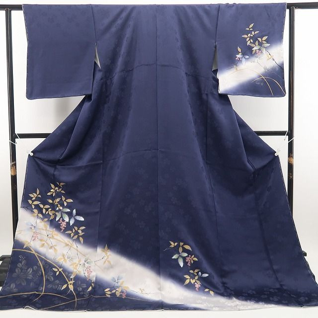 【新古品】tomihisa 新品 南天 桜地紋 着物 正絹 仕付け糸付 訪問着 7823