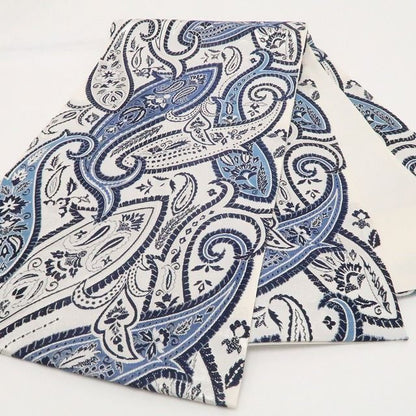 【新古品】tomihisa 新品 山口美術織物 本草木染め ペイズリー 着物 正絹 袋帯 7828