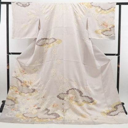 【新古品】tomihisa 新品 金駒刺繍 桜 着物 正絹 仕付け糸付 訪問着 7835